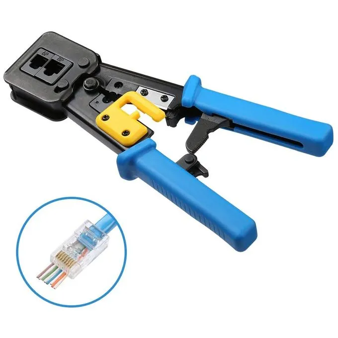 Pince Professionnel À Sertir RJ45 RJ12 RJ11