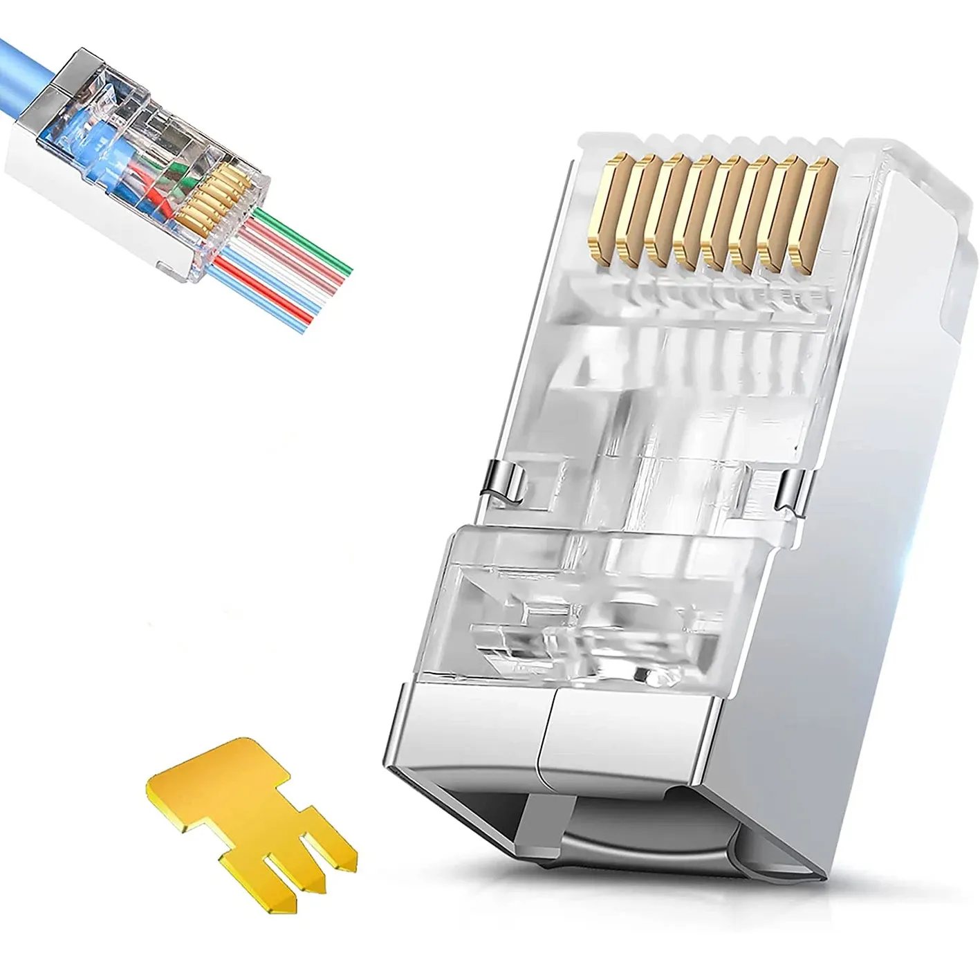 Connecteur Cat6A EZ STP (Paquet De 100pcs)